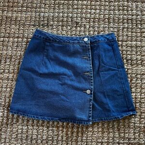 Petite Blue‎ Denim Mini Skirt